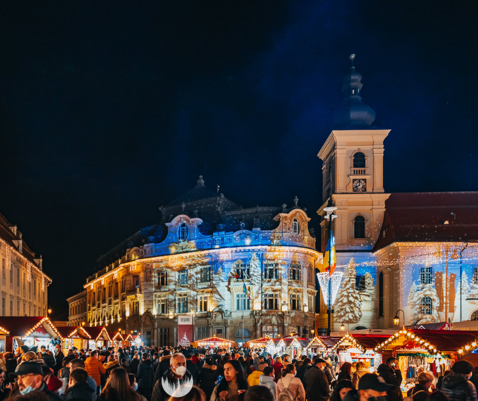 14 years of Christmas lights in the Great Square of Sibiu